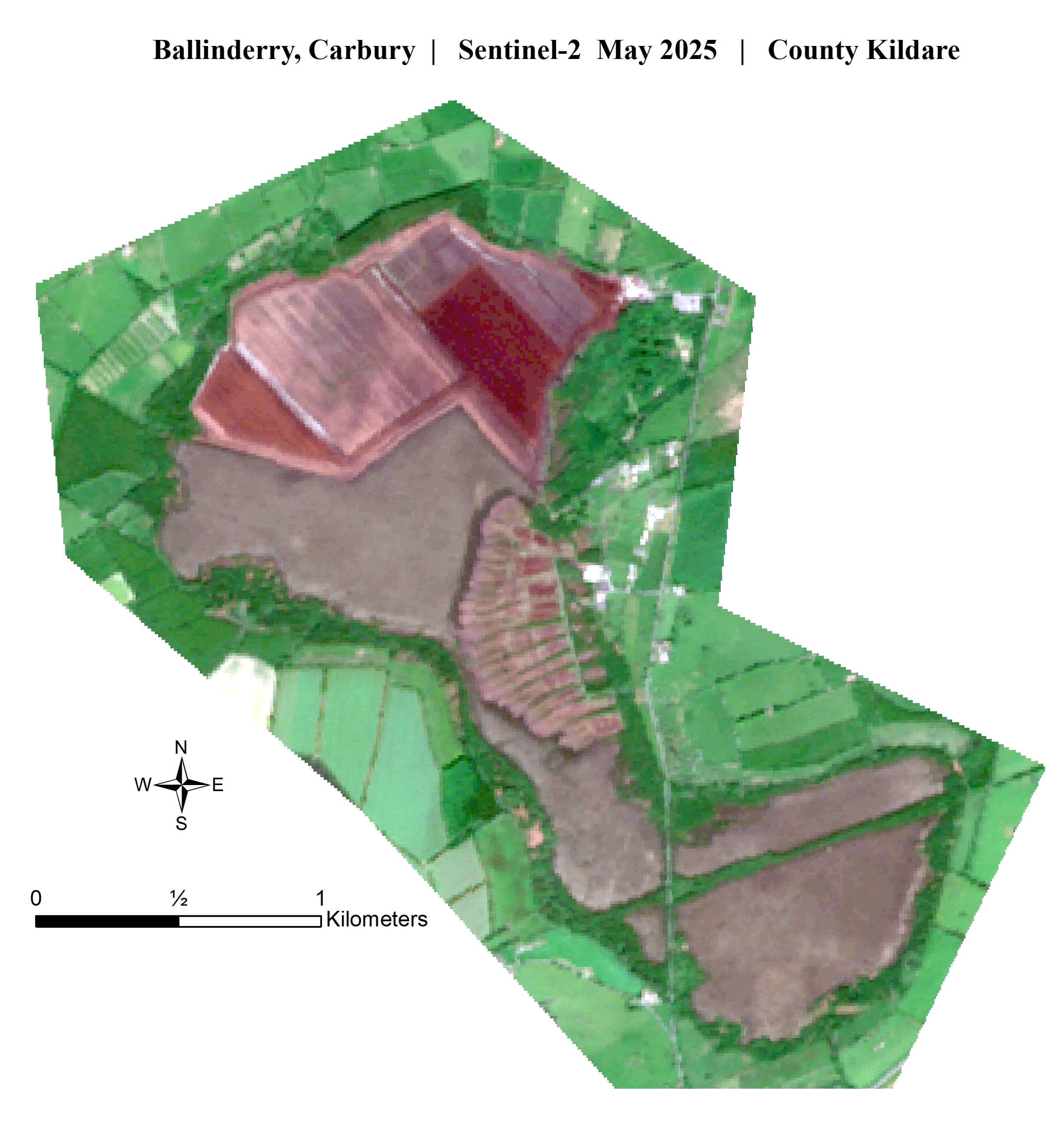Peat Extraction RGB map